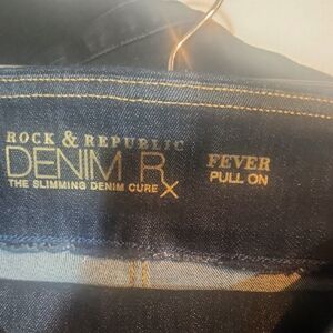 Women's Rock & Republic Blue Slim Jeans